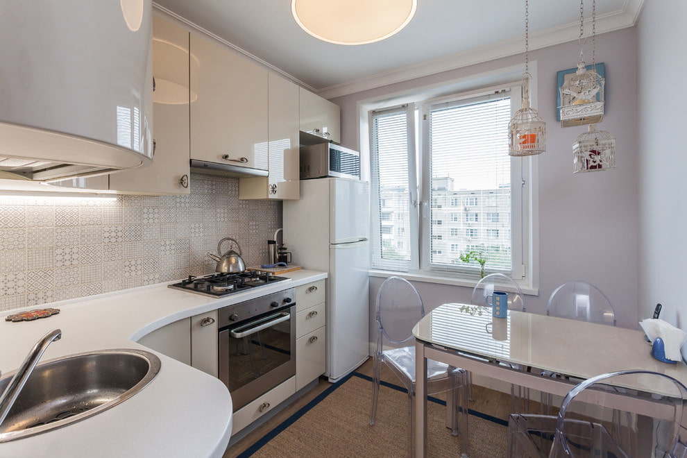 дизайн кухни в квартире 9м,выбор оттенков