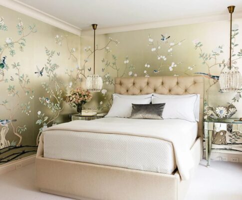 Обои для спальни — красивые идеи дизайна, как комбинировать, советы по выбору